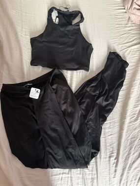 Fashion Nova Black Skirt Set